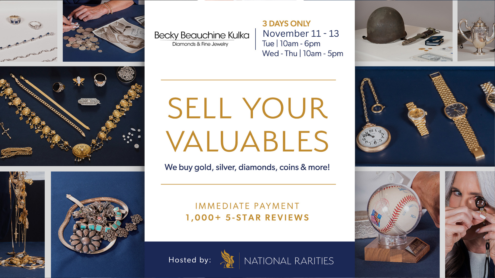 Read Article: Jewelry and Collectibles Buying Event